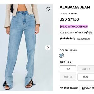 Lioness/Princess Polly Alabama Jean